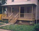 Front porch, deck