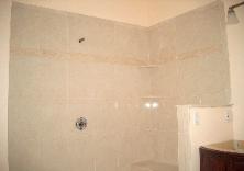 Another custom built neoangle shower for the Master Bedroom.